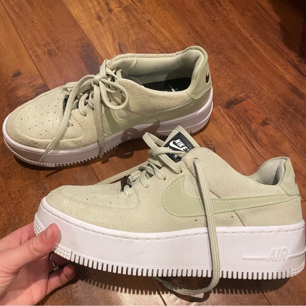 Nike Air light green suede size 6.5